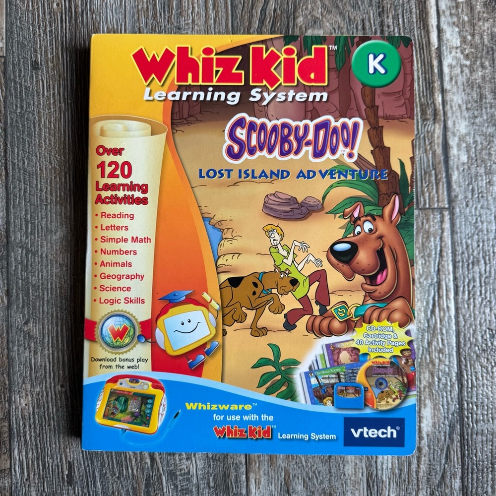 Vtech Whizware Scooby-Doo! Lost Island Adventure for Whiz Kid Learning